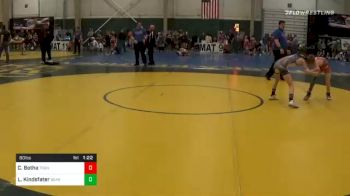 80 lbs Quarterfinal - Cable Botha, TRI-STATE GRAPPLERS vs Louden Kindsfater, Bear Cave