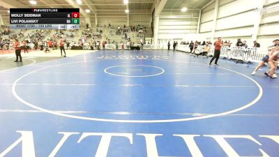 100 lbs Consi Of 16 #2 - Molly Seidman, AL vs Livi Polansky, MA