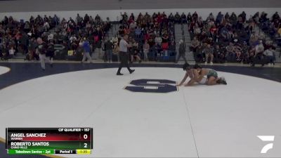 157 lbs Champ. Round 1 - Roberto Santos, Chino Hills vs Angel Sanchez, Warren