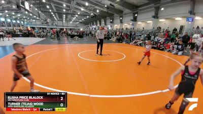 60 lbs Quarterfinal - Elisha Price Blalock, Vici Wrestling Club vs Turner (Tejas) Wood, Apex Grappling Academy