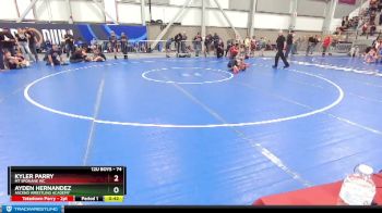 74 lbs Quarterfinal - Ayden Hernandez, Ascend Wrestling Academy vs Kyler Parry, Mt Spokane WC