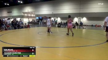 190 lbs Quarterfinals (8 Team) - Eva Rojas, Orange City Titans vs Madison Hazeltine, MXW Purple