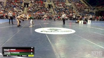 127 lbs Cons. Round 2 - Sulley Krenz, Williston vs Tanner Thoreson, West Fargo