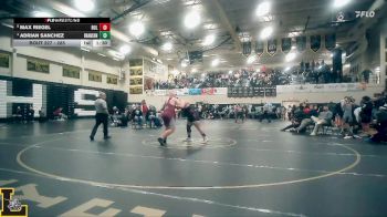 285 lbs Quarterfinal - Max Riegel, Rolla vs Adrian Sanchez, Branson