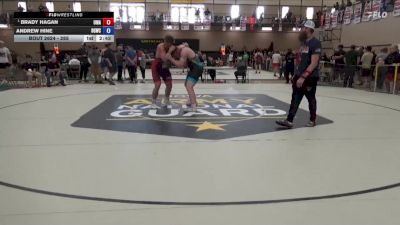 285 lbs Semis - Brady Hagan, Ubasa Wrestling Academy vs Andrew Hine, Big Game Wrestling Club