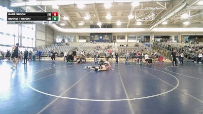 126 lbs Quarterfinal - Bennett Weight, Sanderson Wrestling Academy vs Gage Snook, Syracuse Wrestling Club