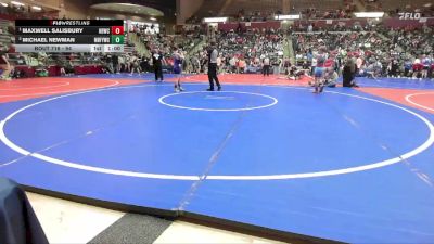 94 lbs Round 1 - Maxwell Salisbury, Honey Badger Wrestling Club vs Michael Newman, Mountain Home Flyers Youth Wrestling Club