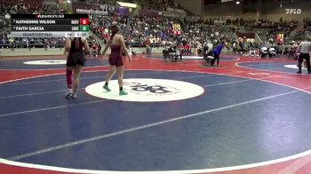 5A 145 lbs Quarterfinal - Katherine Wilson, Russellville vs Faith Garcia, Lake Hamilton