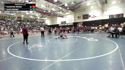 105 lbs Cons. Round 4 - Alice Perteet, Granite Hills vs Valentina Medina, Mater Dei