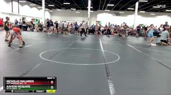 72 lbs Round 2 (6 Team) - Kayson McQuate, PA Alliance vs Nicholas Maliarkis, Mat Warriors Red