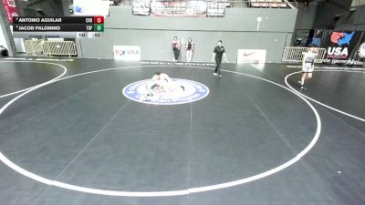 100 lbs Cons. Semis - Antonio Aguilar, Central Valley Bengals vs Jacob Palomino, The Snake Pit