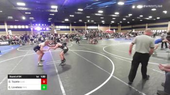 190 lbs Round Of 64 - Derek Topete, Gladiator WC vs Chandler Loveless, Payson WC