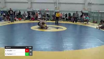 120 lbs Round 3 - Casen Snyder, Team Gotcha vs Braxton Harbert, Patriots WC WV