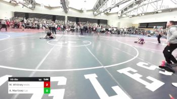 110-I lbs Round Of 64 - Mason Whitney, Mat Assassins vs Alexander Martinez, CJA