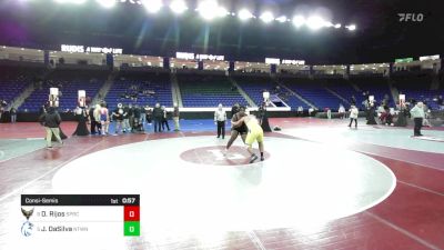 285 lbs Consolation - Dominic Rijos, Springfield Central vs Jon DaSilva, Newtown