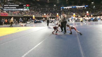50 lbs Round Of 32 - Brody Newswanger, Elco vs Cooper Hanning, Jefferson Morgan