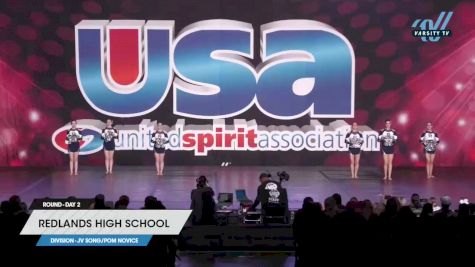 Redlands High School - JV Song/Pom Novice [2023 JV Song/Pom Novice Day 2] 2023 USA Spirit & Junior Nationals/Collegiate Championships