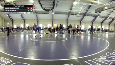 157 lbs Quarterfinal - Colin Jackson, Bloomsburg Unattached vs Brody Saccoccia, Purdue