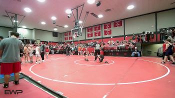80 lbs 5th Place - Johnny Rogers, Prague vs Bradley Fletcher, Broken Arrow Jh
