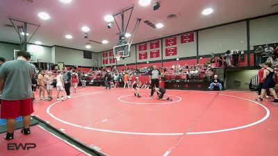 80 lbs 5th Place - Johnny Rogers, Prague vs Bradley Fletcher, Broken Arrow Jh