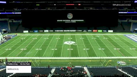 Milford H.S. "FloMarching" at 2019 BOA Grand National Championships, pres. by Yamaha
