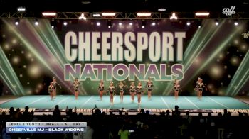 CheerVille MJ - Black Widows [2026 L1 Youth - Small - A Day 1] 2026 CHEERSPORT National All Star Cheerleading Championship