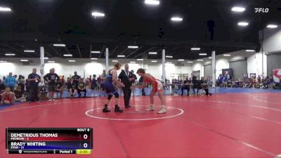 149 lbs Round 2 (8 Team) - Demetrious Thomas, Michigan vs Brady Whiting, Utah