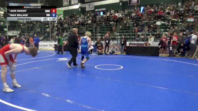 132 lbs Quarters - Jake Knight, Big Game Wrestling Club vs Max Millage, Sebolt Wrestling Academy