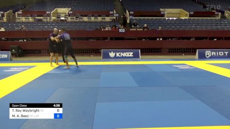 Timothy Ray Waybright vs Miguel A. Baez 2024 Pan IBJJF Jiu-Jitsu No-Gi Championship