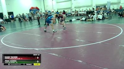 190 lbs Semis & Wb (16 Team) - Finn Hanna, Team Delaware vs Gage Yackee, Foxfire Wrestling Club