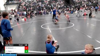 67-73 lbs Cons. Round 1 - Ledre Dack, Shelton vs Blake Bolejack, Fillmore Central