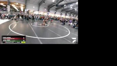 106 lbs Quarterfinal - Zayd Ahmed, Warrior Trained Wrestling vs Amir Jones, Sentinels Wrestling Academy
