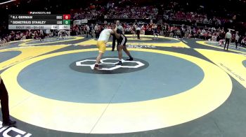 D1-285 lbs 5th Place Match - Demetrius Stanley, Lak. East vs E.J. German, Brecksville
