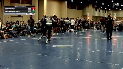 215 lbs Round 1 (6 Team) - Ocie House, North Shelby Regulators Blue vs Lashawn Powell, VSUS Athletics RTC