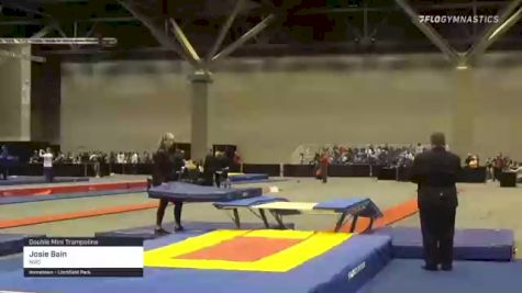 Josie Bain - Double Mini Trampoline, NVG - 2021 USA Gymnastics Championships