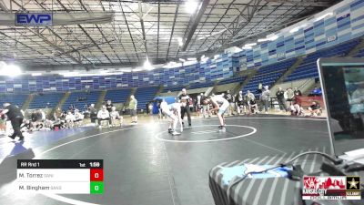 126-B lbs Rr Rnd 1 - Maximus Torrez, Daniel Cormier Wrestling Club vs Mason Bingham, Sanderson Wrestling Academy