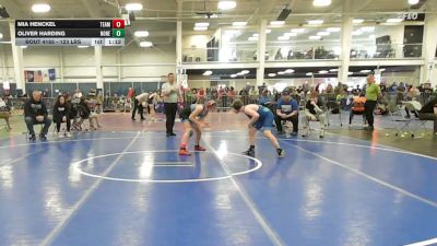 123 lbs Round Of 16 - Mia Henckel, Team Tugman vs Oliver Harding, None