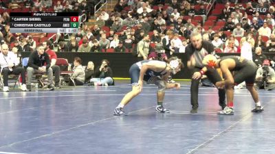 3A-126 lbs Semifinal - Christian Castillo, Ames vs Carter Siebel, Pleasant Valley