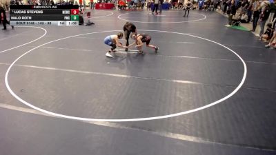 14U - 88 lbs Cons. Round 1 - Mason Rau, New Prague Wrestling vs Colton Baka, Mankato East