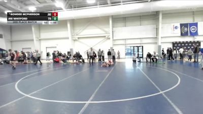 106 lbs 3rd Place Match - Bowdee McPherson, JWC vs Jre Whitford, Team Pride Academy