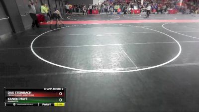 105 lbs Champ. Round 2 - Kanon Maye, Marinette vs Dax Steinbach, Crass Trained Wrestling