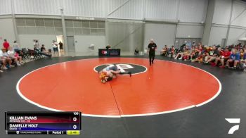 106 lbs Placement Matches (16 Team) - Killian Evans, Missouri Ice vs Danielle Holt, Idaho