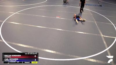 56 lbs 3rd Place Match - Maclin Sorensen, Minnesota vs Cael Richards, Kingdom Wrestling