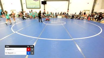 24 kg Semifinal - Tyanna Evans, Wyoming SEM vs Muirenn Bagnell, Misfits Girls Onyx