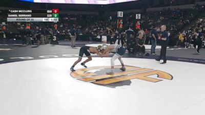 106 lbs Round Of 32 - Cash McClurg, Granite Hills (SD) vs Daniel Serrano, Clovis East (CS)