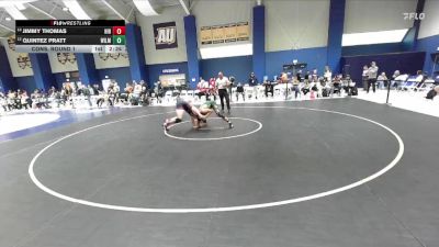 174 lbs Cons. Round 1 - Quintez Pratt, Wilmington vs Jimmy Thomas, Hiram College