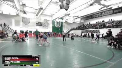 170 lbs Semifinal - Ariel Penaloza, Cypress vs Alison Ochoa, Ontario