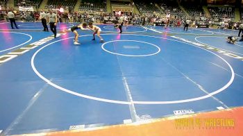 115 lbs Consi Of 8 #2 - Maximus Dhabolt, Sebolt Wrestling Academy vs Legend Ellis, Coweta Tiger Wrestling