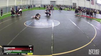 126 lbs Champ. Round 1 - Thaddeus Manangan, Green Valley vs Manakai Kirn, Galena