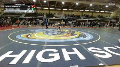 113 lbs Quarterfinal - Logan Medeiros, Barrington vs Dominick Sousa, Smithfield